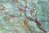 Polished Fuchsite Chert (Dragon Stone) Slab - Australia #89968-1